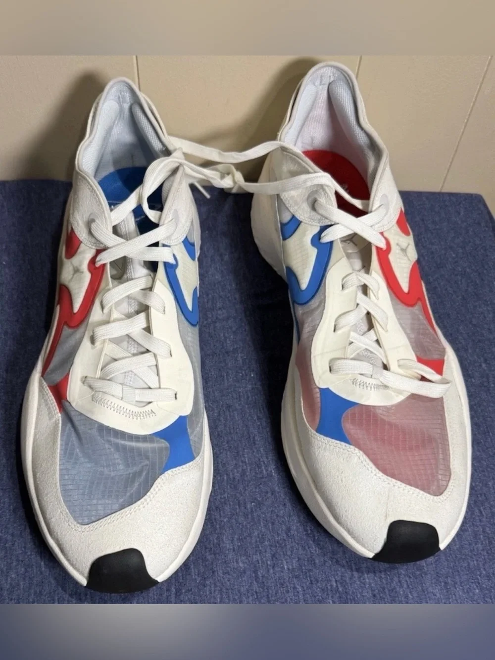 Jordan Delta 3 Low Men's Shoes White-Chile Red-Black DN2647-100 Size 18 NWOB